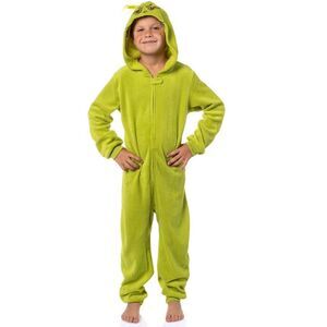 The Grinch - Dr. Seuss GRINCH Who Stole Christmas Hooded Pajama Green